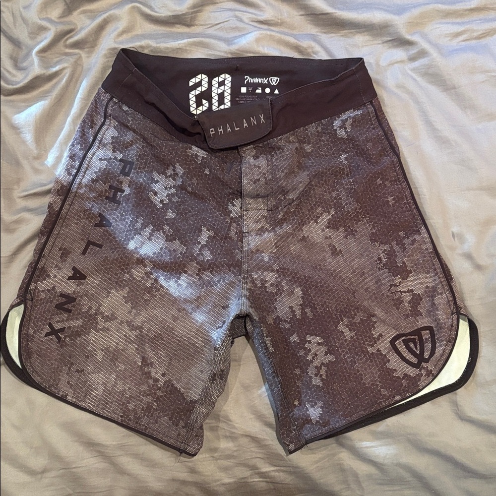 Men's Training Shorts - Gray Camo